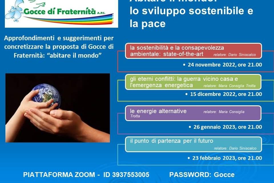 Il progresso per creare armonia fra i popoli