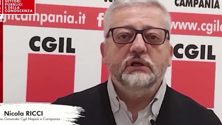 Cgil Campania, Ricci di nuovo segretario