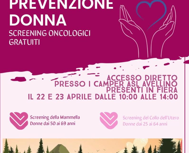 Irpinia, Fiera Ventecano: appuntamento con la prevenzione oncologica