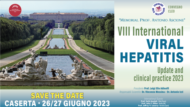 Caserta, 26 e 27 giugno il “VIII International Viral Hepatitis Update and clinical practice 2023”