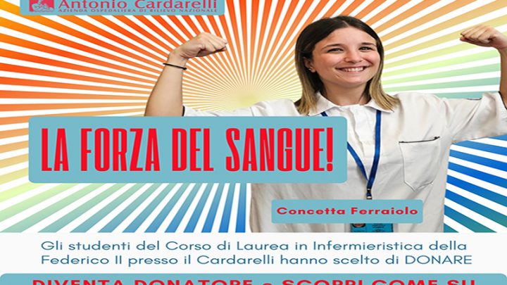 Più sangue per il Cardarelli. Campagna di sensibilizzazione
