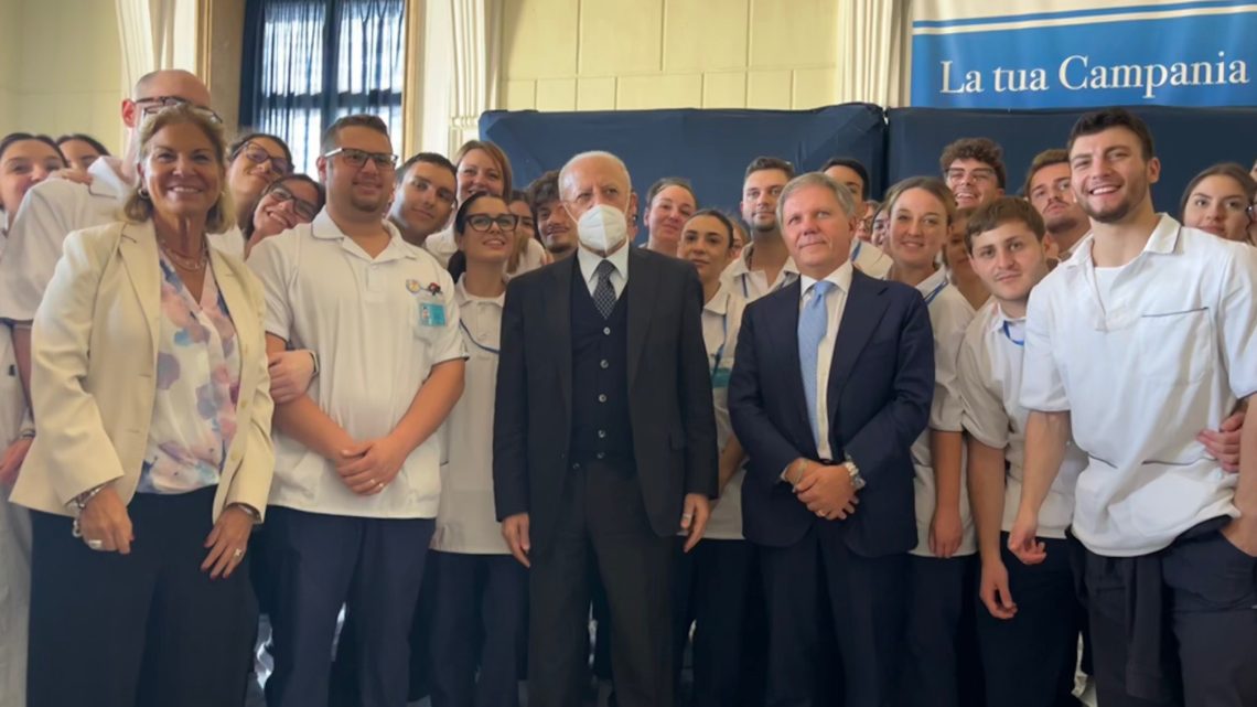 Il Presidente Vincenzo De Luca in visita al Cardarelli 