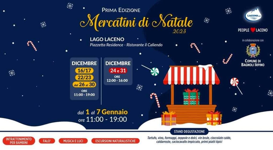 Sul Laceno la prima edizione dei mercatini di Natale e Capodanno