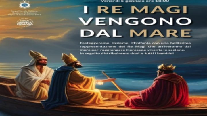 Salerno, “I Re Magi vengono dal mare”
