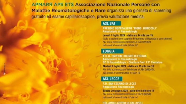 Sclerodermia, un tour in Italia per saperne di più