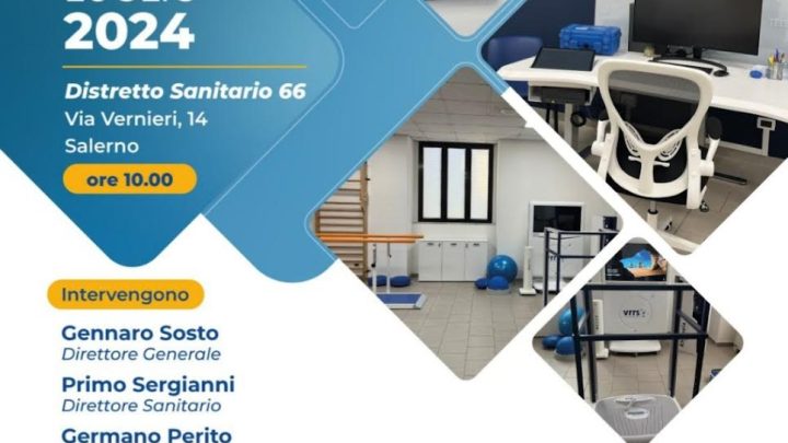 Distretto Sanitario 66 Asl Salerno, inaugurazione del servizio di Teleriabilitazione