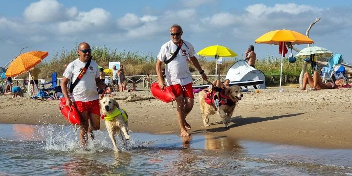 Marevivo e Scuola italiana cani di salvataggio insieme contro il Littering