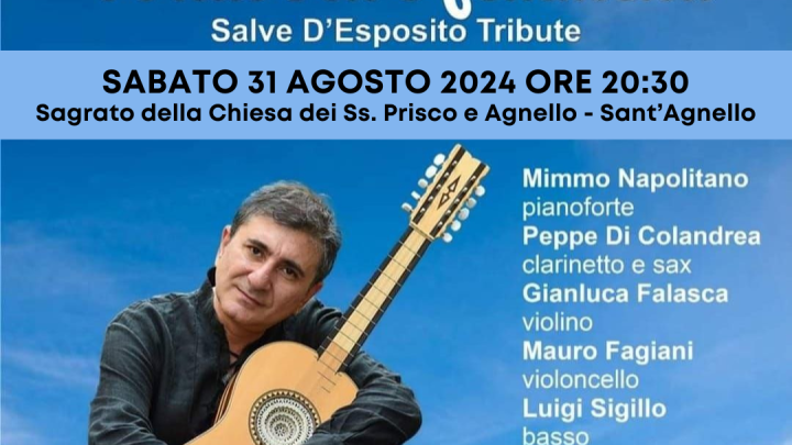 Sant’Agnello, tributo musicale a Salve D’Esposito