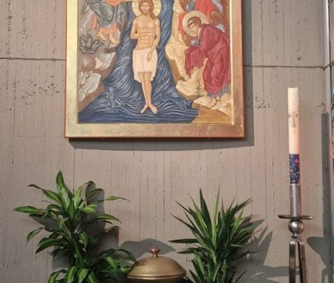 Sorrento, nella chiesa di N.S. di Lourdes benedetta icona del battesimo di Gesù