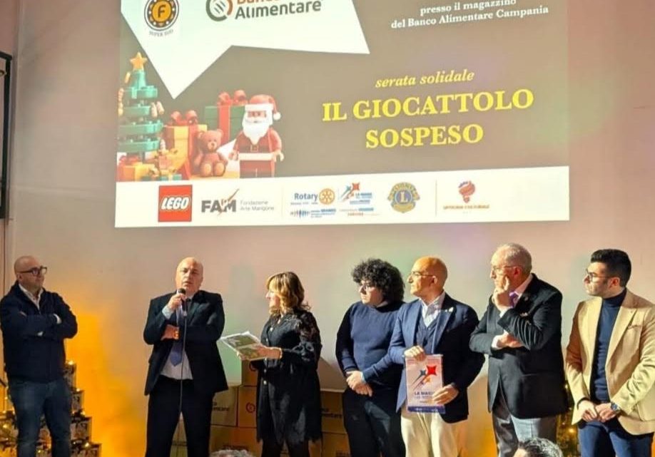 Fondazione Super Sud: “Oltre 250 persone per l’iniziativa di solidarietà “Il Giocattolo Sospeso” al “Banco Alimentare” di Fisciano