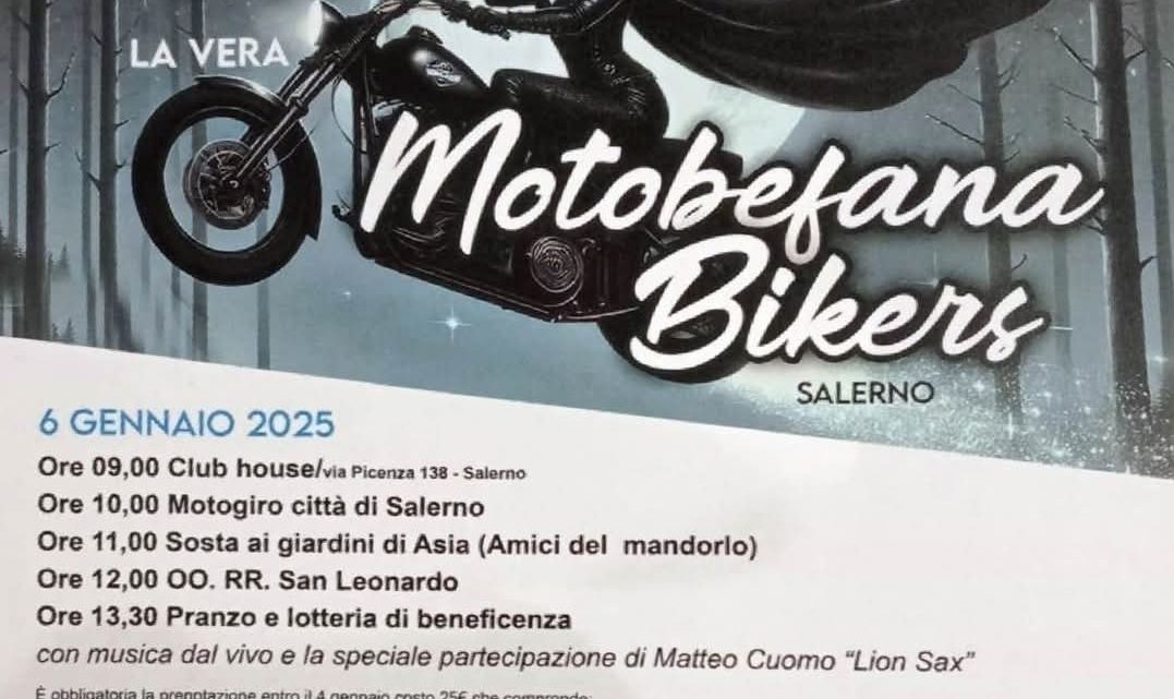 A Salerno la “MotoBefana Biker”