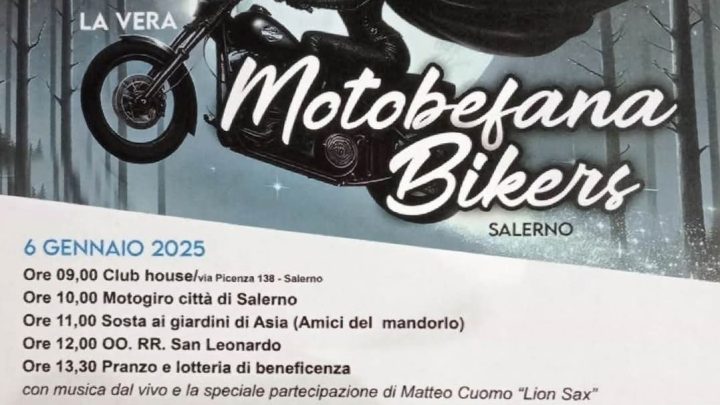 A Salerno la “MotoBefana Biker”