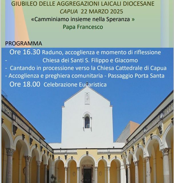 Capua celebra il giubileo delle aggregazioni laicali