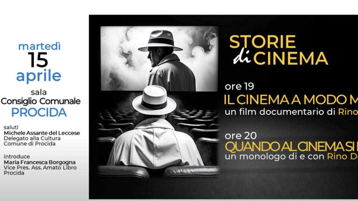 Procida, il regista sammaritano Rino Della Corte presenta: “Il cinema a modo mio”
