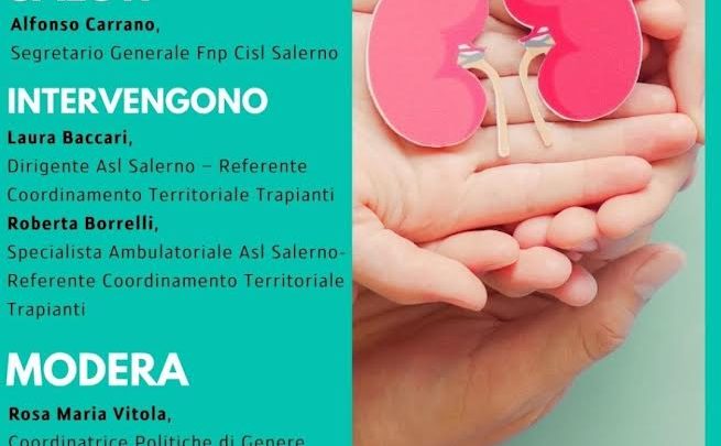 Centro Pastorale San Giuseppe Salerno: evento sulla donazione degli organi
