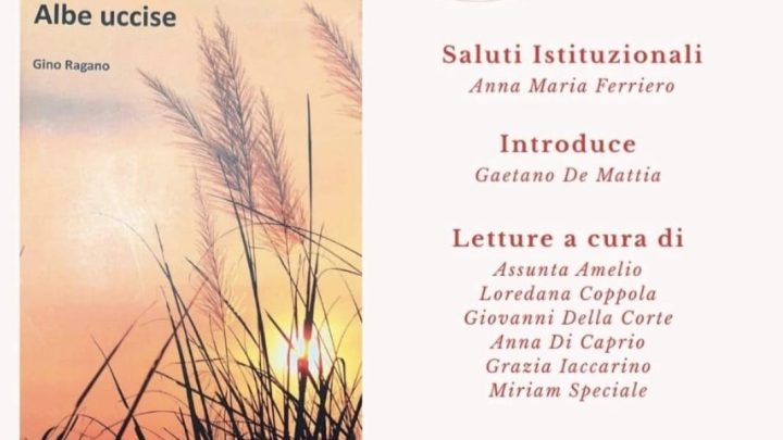 Santa Maria Capua Vetere, presentazione del libro “Albe uccise” di Gino Ragano