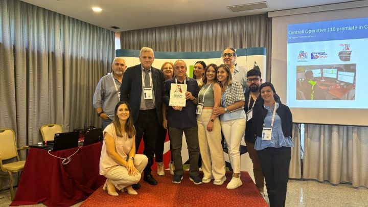 La Centrale operativa 118 Salerno premiata dalla Fondazone Angels