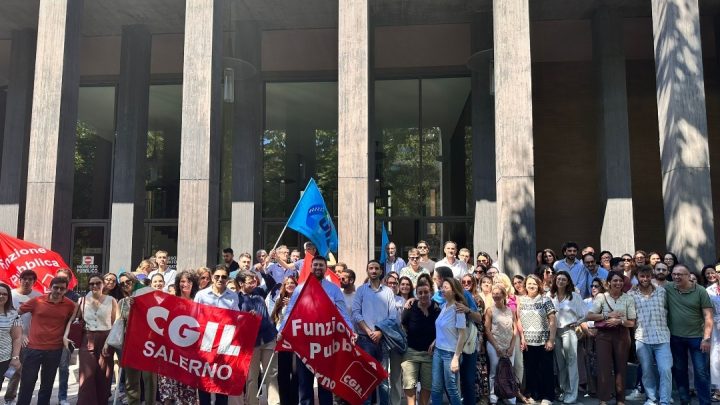 Manifestazione a Salerno, Fp Cgil, Uil Pa e Usb: senza stabilizzazione precari la Giustizia si ferma