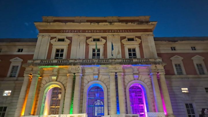 Il Cardarelli con i colori della pace