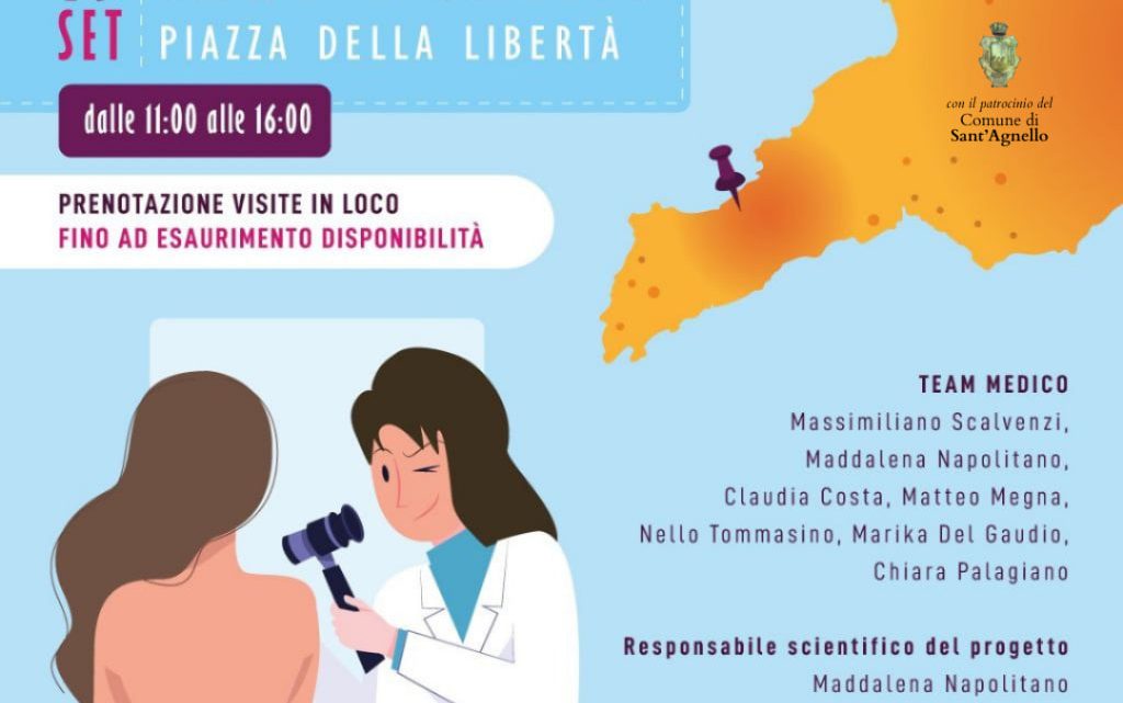 Sant’Agnello, domani screening dermatologico in piazza