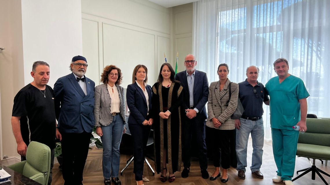 Monaldi, visita dell’ambasciatrice dello Stato di Palestina S.E. Mona Abuamara