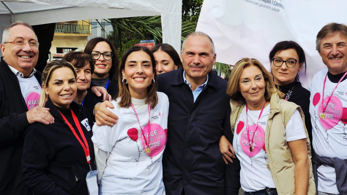 Race For The Cure, Asl Na1 con Istituzioni ed Associazioni in piazza  per la prevenzione