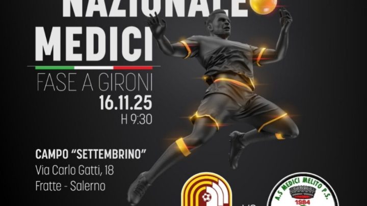 24esimo campionato medici, nuova sfida per la “Scuola medica salernitana calcio”