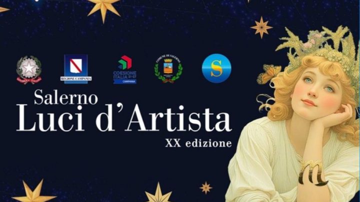 Salerno,  si accendono a partire da oggi le luminarie delle “Luci d’Artista”