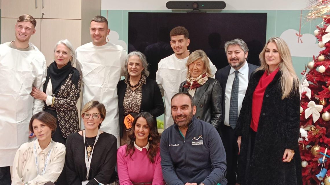 Santobono Pausilipon e Calcio Napoli insieme per i piccoli pazienti ricoverati