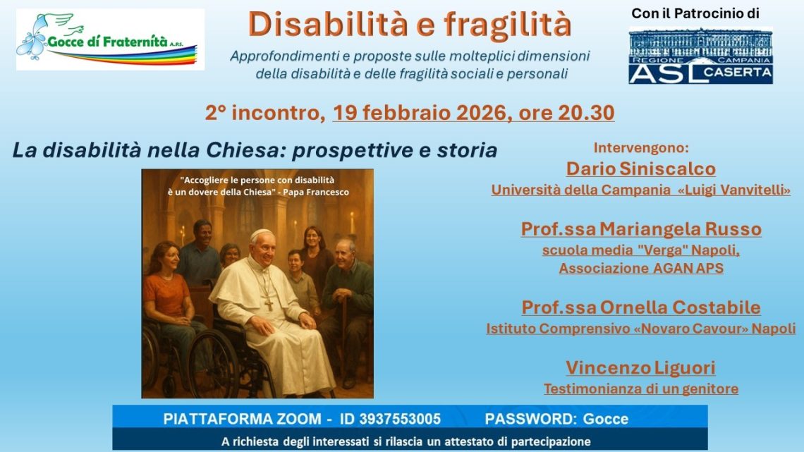 La disabilità nella Chiesa: prospettive e storia