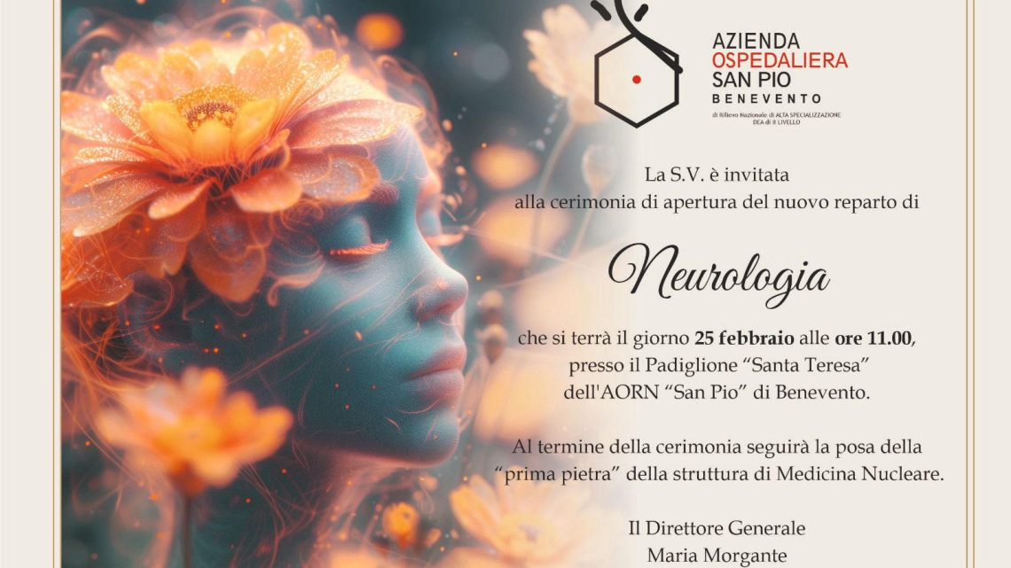 Aorn “San Pio” Benevento inaugura la nuova Neurologia