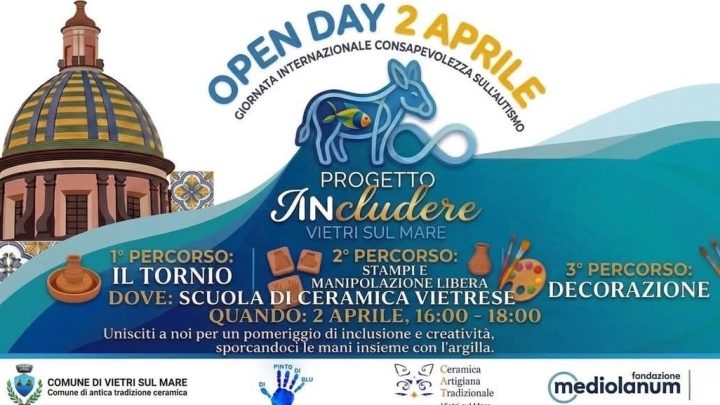 Parte il progetto “INC-ludere” a Vietri sul Mare, laboratorio di ceramica per bambini e ragazzi nello spettro dell’autismo