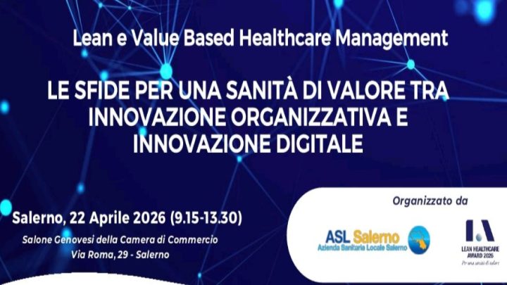 Domani a Salerno: “Le sfide per una sanità di valore”
