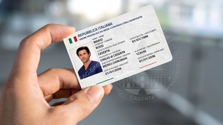 Ordine medici Caserta all’avanguardia, il nuovo tesserino digitale sarà integrato con it-wallet