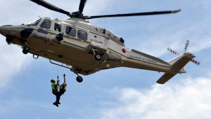 Capri, turista spagnola soccorsa dall’elicottero del Soccorso Alpino