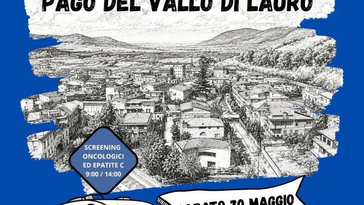 Asl Av, “Salute in movimento”: i camper della prevenzione saranno a Pago del Vallo di Lauro
