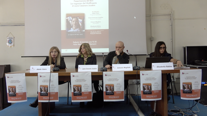 Al Liceo Manzoni di Caserta la presentazione dè, “Le ragazze del malEssere” di Laura Cesarano Jouakim