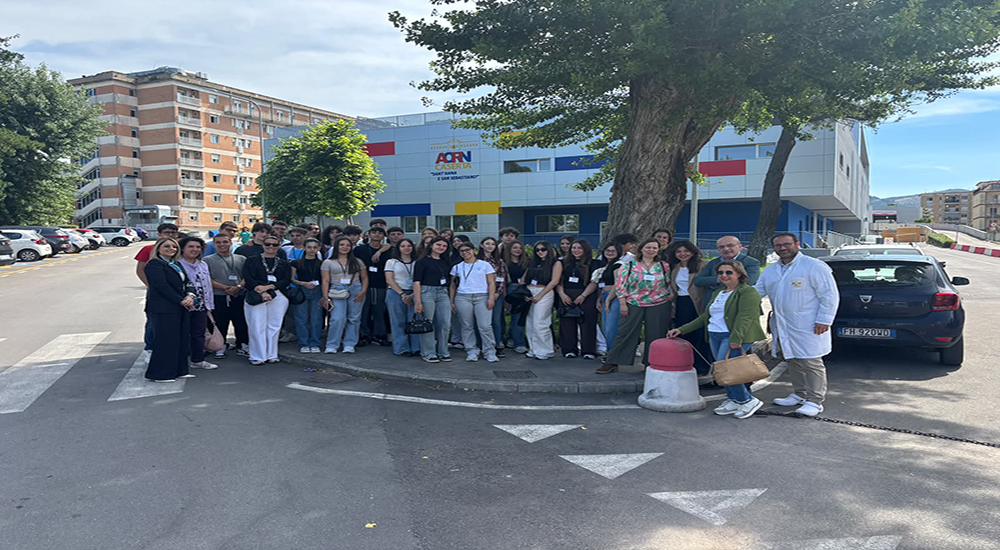 L’Azienda Ospedaliera di Caserta apre le porte agli studenti del Biomedico del Liceo Manzoni