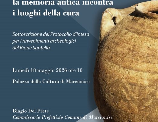 Marcianise, reperti archeologici nell’area del nuovo presidio sanitario