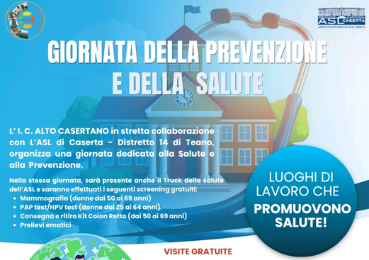 Asl Caserta, “Giornata della Prevenzione e della Salute”