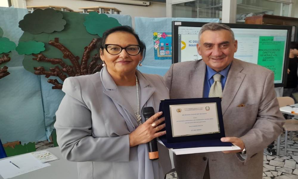 Scuole che promuovono salute, premiata l’Asl Caserta