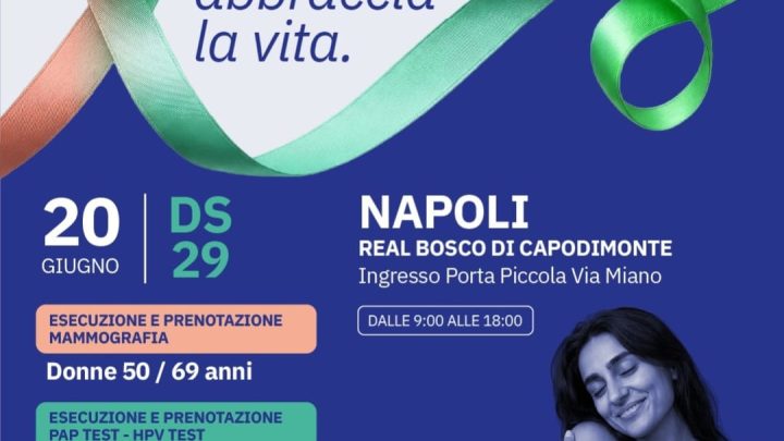 Asl Na1, appuntamento con la prevenzione nel Real sito di Capodimonte
