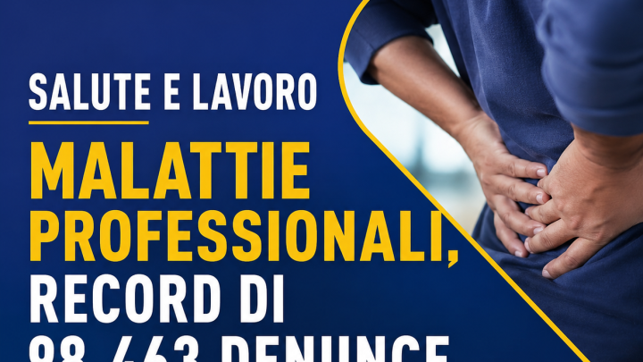 Inail: è allarme per le malattie professionali