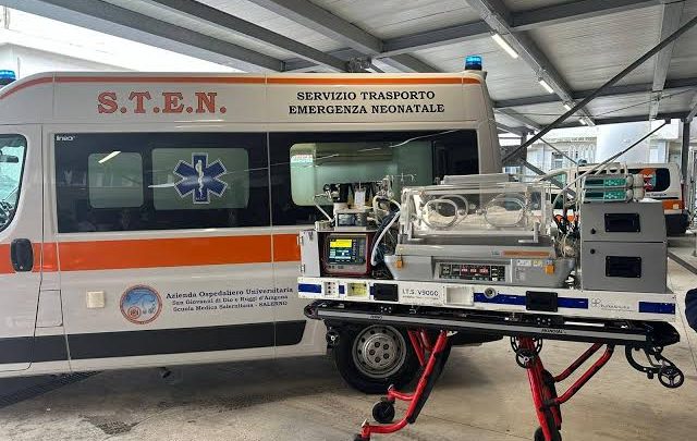 Il trasporto neonatale del “Ruggi” in sinergia con la Neonatologia Aorn Caserta salvano un bambino
