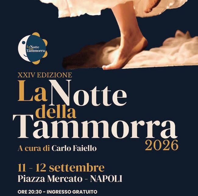 Napoli, in arrivo la XXIV Edizione de “La notte della Tammorra”