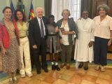 Salerno, il sindaco incontra Abijal: la 12enne nigeriana arrivata in Italia per un delicato intervento