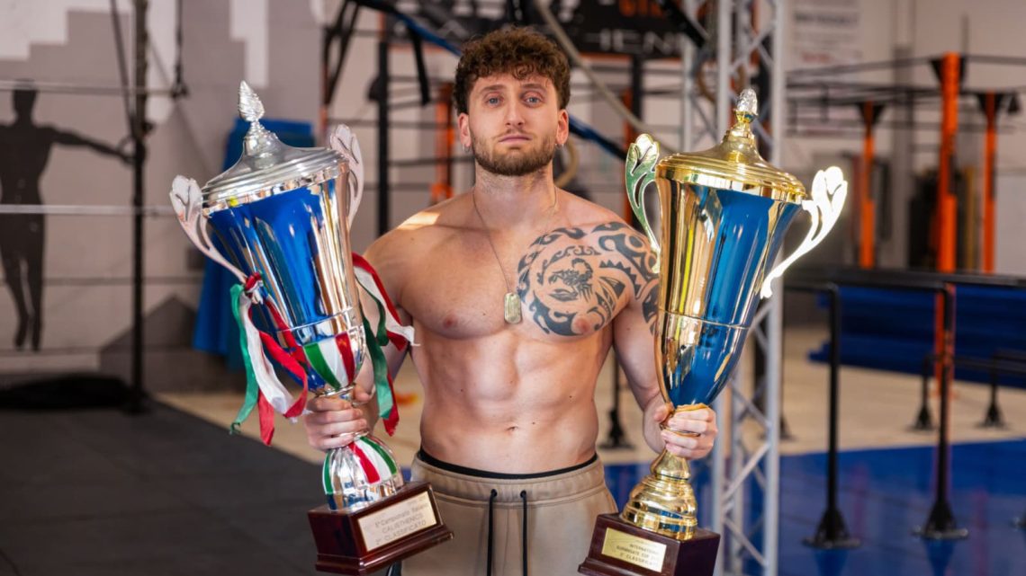 Alessandro Conti, dal calcio al calisthenics: 10 anni di passione, titoli e record