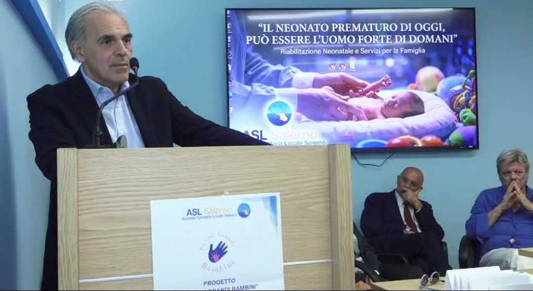 Asl Salerno: nasce il percorso che accompagna i bambini prematuri nei primi tre anni di vita