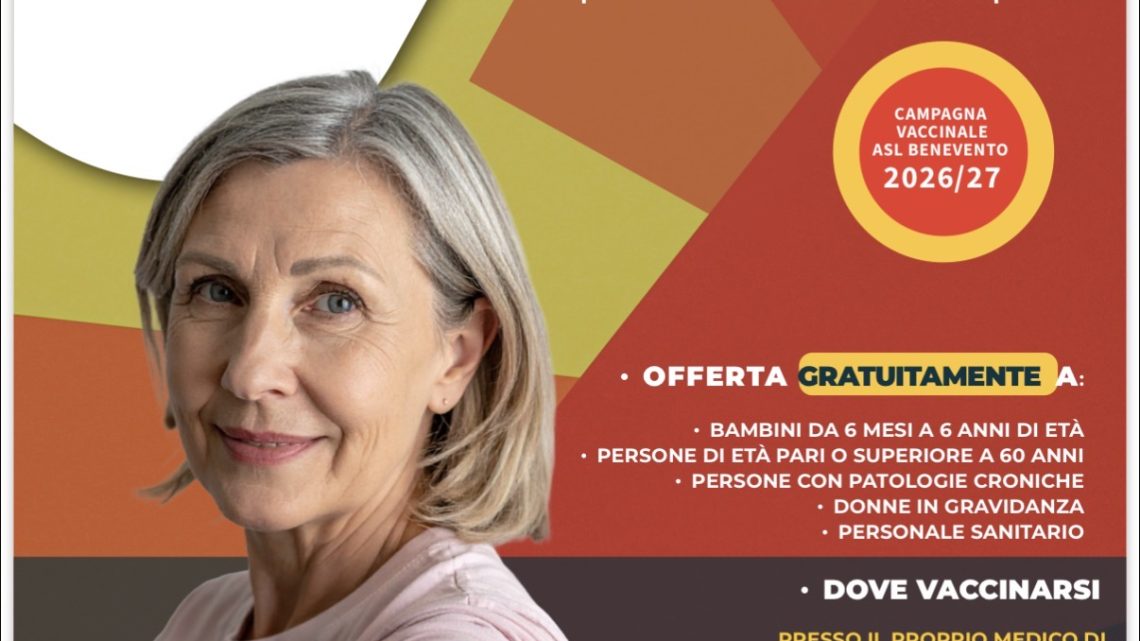 Asl Benevento, prende avvio la campagna vaccinale antinfluenzale